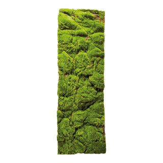 Moss mat made of plastic and felt     Size: 100x30cm    Color: green