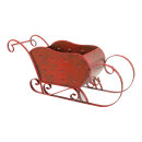 Metallschlitten Retro-Design     Groesse: 52x16x22cm
