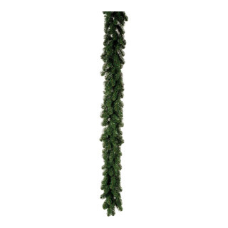 Noble fir garland deluxe with 200 tips - Material: flame retardant - Color: green - Size: 270cm X Ø 25cm