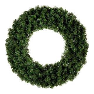 Noble fir wreath deluxe with 440 tips - Material: flame retardant - Color: green - Size: Ø 120cm