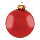 Weihnachtskugeln, rot glnzend, 6 St./Blister, aus Glas...