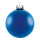 Weihnachtskugeln, blau glänzend, 6 St./Blister, aus Glas Größe: Ø 6cm, Farbe: blau   #