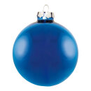 Weihnachtskugeln, blau glänzend, 6 St./Blister, aus...