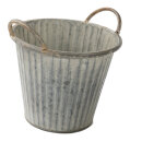 Bucket with handle - Material:  - Color: grey - Size:...