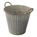 Bucket with handle - Material:  - Color: grey - Size:...