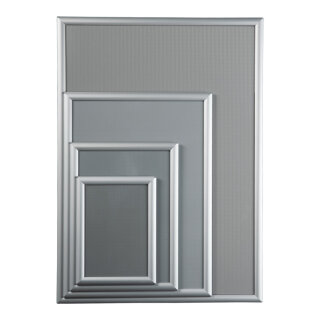 A4 Snap frame Opti Frame 25mm mitred profile - Material: screws & dowels included - Color: silver - Size: 3x24x33cm