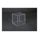 Acrylic raffle box with removable backside 15x15x15cm...