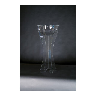 Acrylic display and hemisphere as container - Material:  - Color: transparent - Size: 43x43x90cm