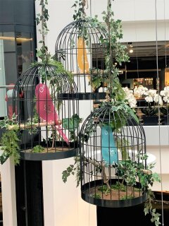 Bird Cage XXL Ø100cm, Height: 130cm Color: Black