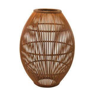 Wicker work lamp shade made of wood - Material:  - Color: natural/brown - Size: 35x35x50cm