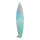 Surfboard with foldable backside support - Material:  - Color: turquoise/white - Size: 160x50x40cm