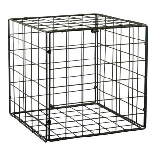 Metal cube foldable     Size: 30x30x30cm    Color: black