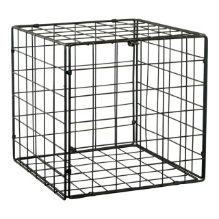 Metal cube foldable     Size: 30x30x30cm    Color: black