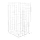 metal cube foldable 30x30x60cm Color: white