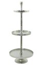 Etagere 3-tire, multi-part, made of aluminum and nickel...