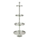 Etagere 4-tire, multi-part, made of aluminum and nickel...