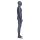 Herren Mannequin, Arme und Hände beweglich, Farbe: RAL 7016 anthrazitgrau