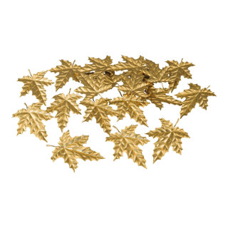 Maple leaves 36 pcs./bag - Material: made of polyester - Color: gold - Size: 20x16cm 17x12cm