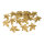 Maple leaves 36 pcs./bag - Material: made of polyester - Color: gold - Size: 20x16cm 17x12cm