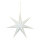 Foldable star 7-pointed with hanger - Material: out of paper - Color: white/gold - Size: 40cm