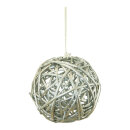 Wicker ball  - Material: out of willow - Color: silver -...