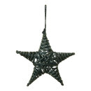 Wicker star  - Material: out of willow - Color: black -...