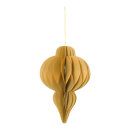 Ornament drop-shaped foldable with hanger - Material: out...