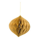 Ornament onion-shaped foldable with hanger - Material:...