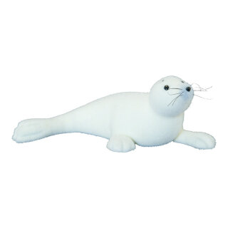 Seal  - Material: made of styrofoam - Color: white - Size: 47x18x17cm
