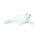 Robbe aus Styropor     Groesse:54x28x24cm    Farbe:weiß