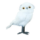 Schneeeule aus Styropor/Kunstfell     Groesse: 25x16x8cm...