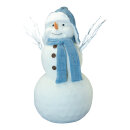 Snowman  - Material: made of styrofoam/textile/wood -...