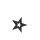 Stern aus Styropor, mit Hänger, mit Glitter     Groesse:20x20x2cm    Farbe:schwarz