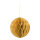 Honeycomb ball foldable with hanger - Material: out of paper - Color: gold - Size: 20cm
