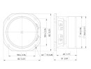LAVOCE WSF030.70 3" Woofer, Ferrite, Magnet, Steel Basket Driver