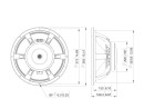 LAVOCE WAF153.02 15" Woofer, Ferrite Magnet, Aluminium Basket Driver