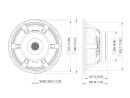 LAVOCE WAF154.03 15" Woofer, Ferrite Magnet, Aluminium Basket Driver