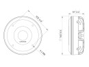 LAVOCE DN14.40T 1.4" Compression Driver, Neodymium Magnet,