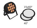 EUROLITE Set LED IP PAR 12x8W QCL Spot + 2x...