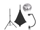 EUROLITE Set Mirror ball 30cm with stand and tripod cover black