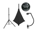 EUROLITE Set Mirror ball 30cm black with stand and tripod...