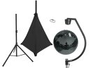 EUROLITE Set Spiegelkugel 50cm schwarz mit Stativ und...