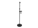 OMNITRONIC Set Microphone stand for disinfectant, black