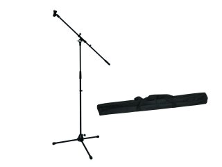 OMNITRONIC Set Microphone Tripod with Boom PRO bk + Bag