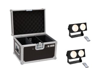 EUROLITE Set 2x LED CBB-2 COB WW Bar + Case