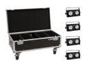 EUROLITE Set 4x Audience Blinder 2x100W LED COB WW + Case