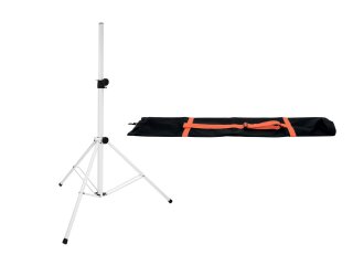 OMNITRONIC Set BS-2 EU Loudspeaker Stand white + Carrying Bag