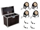 EUROLITE Set 4x LED 4C-7 Silent Slim Spot + USB QuickDMX...