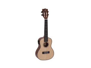 DIMAVERY UK-800 Konzert Ukulele, Fichte massiv