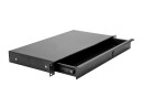 OMNITRONIC Rackschublade KE-1 Rackschublade mit Schloss 1HE